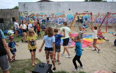 Letni piknik rodzinny na placu zabaw w Trojanowie (2.07.2023) 3