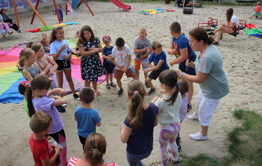 Letni piknik rodzinny na placu zabaw w Trojanowie (2.07.2023) 54