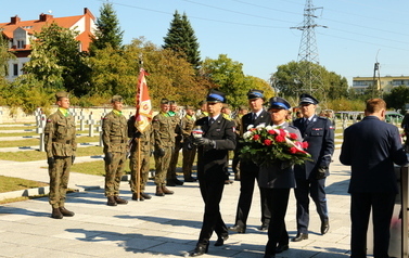 84. rocznica Bitwy nad Bzurą - uroczystości na cmentarzu w Trojanowie (17.09.2023 r.) 7
