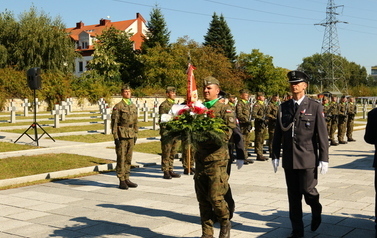 84. rocznica Bitwy nad Bzurą - uroczystości na cmentarzu w Trojanowie (17.09.2023 r.) 9