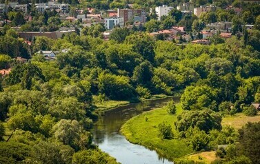 View of the Bzura River