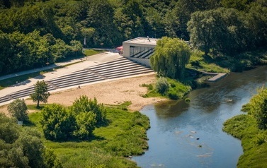 The City Beach from Above