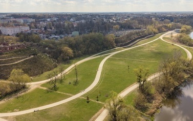 The City Boulevards from Above