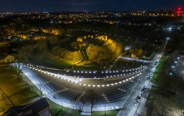 The Amphitheatre and the Ruins of the Castle of the Dukes of Masovia    