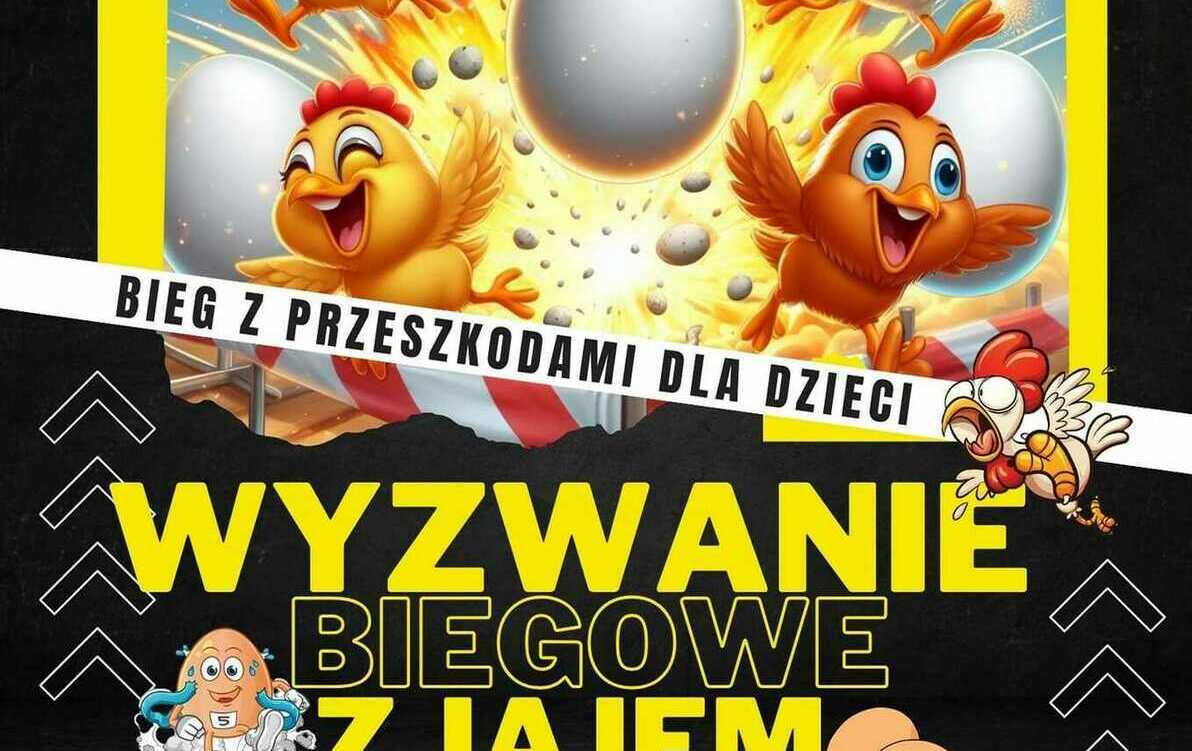 Zdjęcie do Wyzwanie biegowe z jajem - MOSiR zaprasza dzieci do zabawy