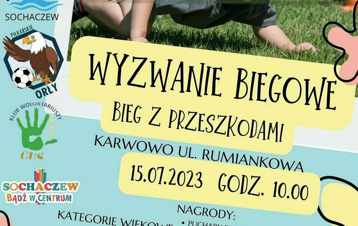 Zdjęcie do Wyzwanie Biegowe - bieg z przeszkodami dla dzieci