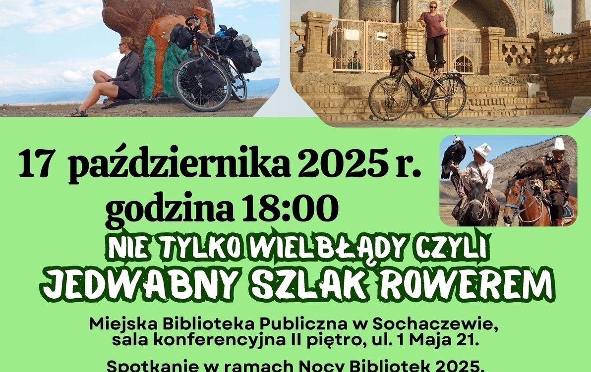 Zdjęcie do Spotkanie z podróżniczką Ewą Świderską