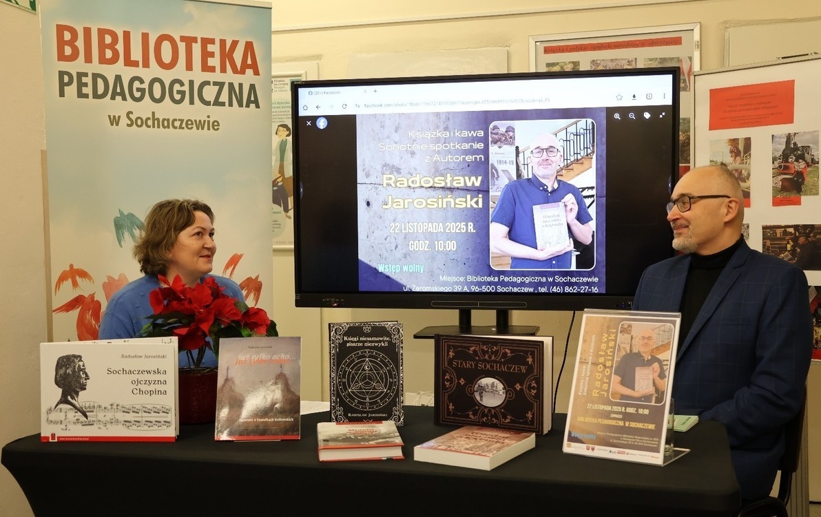 Zdjęcie do &bdquo;Książka i kawa&rdquo; z Radosławem Jarosińskim