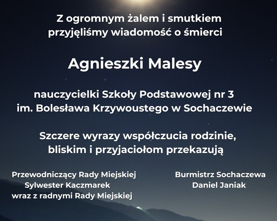Zdjęcie do Kondolencje...