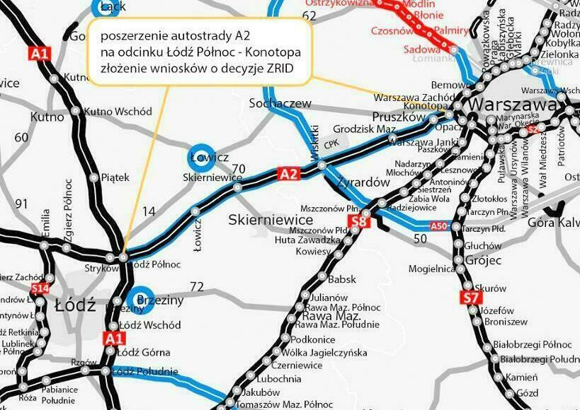 Zdjęcie do Pod Sochaczewem powstanie najszersza autostrada w Polsce