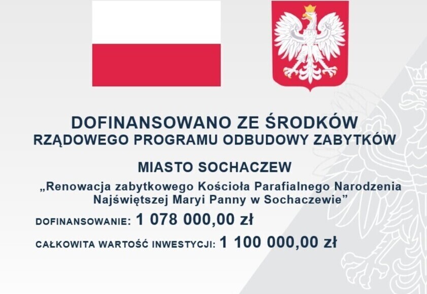 Zdjęcie do Renowacja zabytkowego kościoła w Sochaczewie. Parafia szuka...
