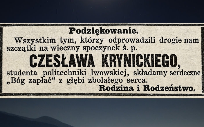 Zdjęcie do Z Sochaczewa na Politechnikę Lwowską. Historia Czesława Krynickiego