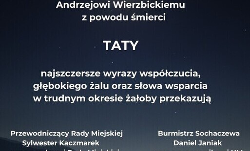 Zdjęcie do Kondolencje...