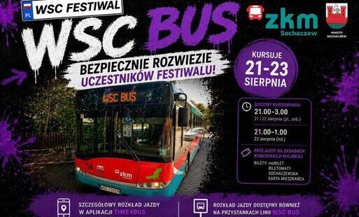 Zdjęcie do WSC Bus bezpiecznie rozwiezie uczestnik&oacute;w festiwalu
