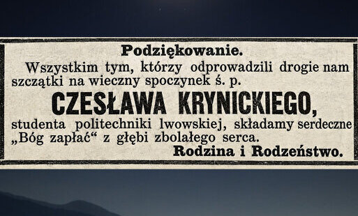 Zdjęcie do Z Sochaczewa na Politechnikę Lwowską. Historia Czesława Krynickiego