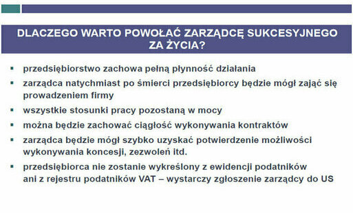 Zdjęcie do Sukcesja &ndash; ochrona i rozw&oacute;j Twojej firmy na pokolenia